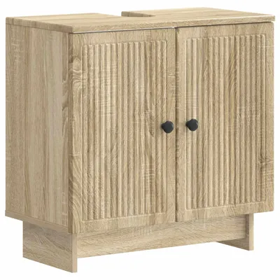 Immagine prodotto di Mobile lavabo vidaXL, finitura Sonoma, 59,5 x 31,5 x 59 cm