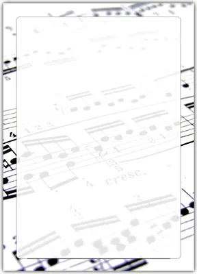 Produktbild von Musik Motiv Briefpapier (MPA-5195, DIN A4, 25 Blatt) Motivpapier Noten Notenpapier Notenschlüssel