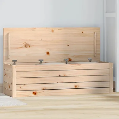 Produktbild von vidaXL Truhla 109x36,5x33 cm borovicový masiv