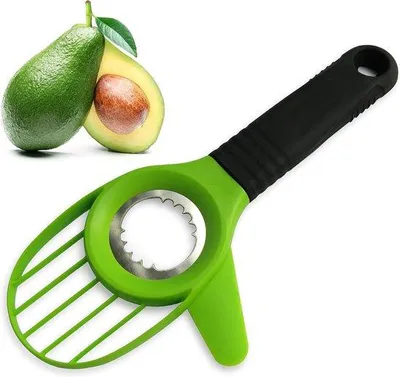Obrázok produktu pre Ošúpavač ovocia 3 v 1 – ošúpavač na kiwi a avokádo s nožom – jednoduché odstránenie kôstok