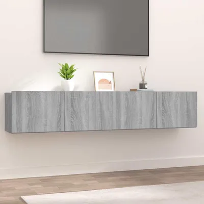 Obrázek produktu pro vidaXL TV skříňky 2 ks. Šedá Sonoma 80x30x30 cm výrobek z odvozeného dřeva