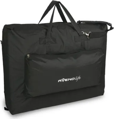 Produktbild von Aveno Life Tragetasche | Für Massageliege | Mit großer Tasche & Schultergurt | Verstärkter Boden | Schutzhülle | Transporttasche | 92x70x18 cm