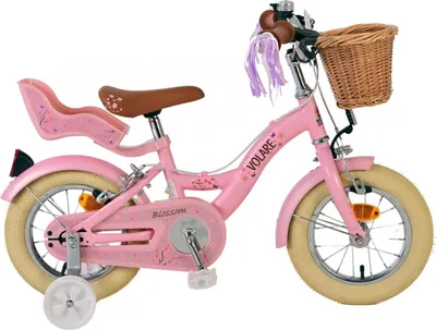 Obrázok produktu pre Detský bicykel Volare Blossom - Dievča - 12 palcov - Ružový - Dve ručné brzdy