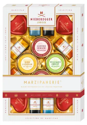 Zdjęcie produktu dla Niederegger marcepan parlinen mix w opakowaniu upominkowym 206g