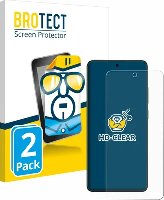 Produktbild von 2x Für Oppo Reno 12 F 5G Schutzfolie BROTECT Displayschutz Display Schutz Folie Klar Transparent