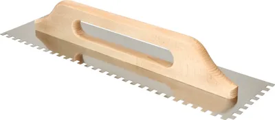 Zdjęcie produktu dla KOTARBAU® Paca Tynkarska Murarska Nierdzewna Zębata 480 MM Ząb 8 MM