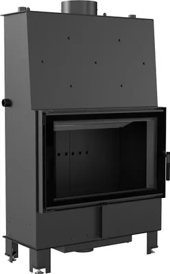 Produktbild von Wasserführender Kamineinsatz KRATKI LUCY 16 kW Ø 200 Doppelverglasung schwarz Verkleidung