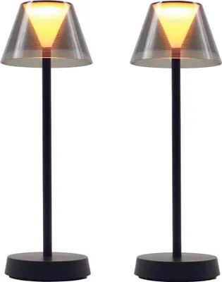 Produktbild von Set Mit 2 Kabellosen Tischlampen BEVERLY X2 h34cm