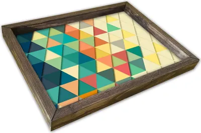 Produktbild von Evila Originals, AT- TRX0215, Bunt, Serviertabletts, Gemälde: 100% MDF (Dicke: 2