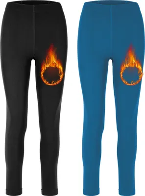 Produktbild von Merry Style 2er Pack Damen Leggings MS-ATX-441 (Schwarz/Marine, M-L).