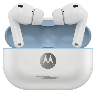 Productafbeelding van Motorola Moto Buds 2 Plus, Draadloos, Gesprekken/muziek, Oordopjes met microfoon, Wit