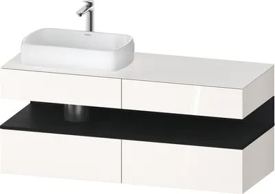 Produktbild von DURAVIT QA4765016220010 QAT KWTU WH Eck 1400x550x600 Wß Hgl.