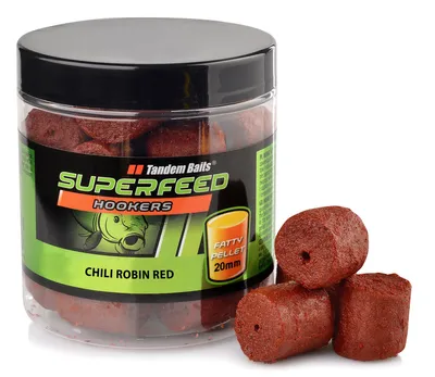 Image de SuperFeed Hook Fatty Pellet 20mm/150g Chilli Robin Red