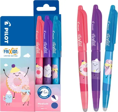 Produktbild von PILOT FriXion Ball 0.7 Sweet Paradise – 3er Set, blauschreibend, Edition