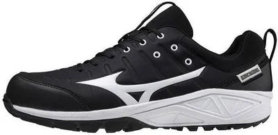 Produktbild von Mizuno Ambition AS 2 Turf Shoes (320632) 6,5 Black/White Baseball/Softball Schuhe | Turf Kunstenrasen