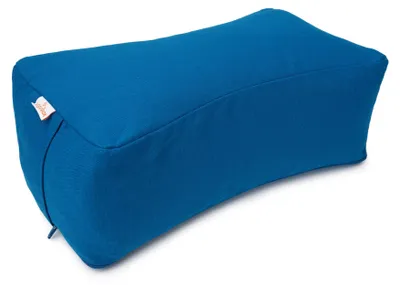 Produktbild von yogabox Meditationskissen SQUARE - petrol 38 x 20 x 13 cm Buchweizenschalen