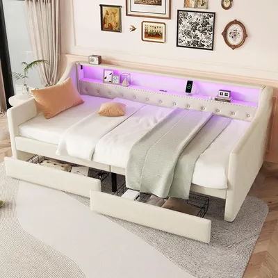 Immagine prodotto di Letto a castello 90x200 cm con scrivania, scaletta con spazio contenitore, presa di corrente europea e illuminazione a LED, struttura in metallo con ringhiera di sicurezza, colore nero