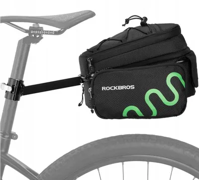 Produktbild von Rockbros Erweiterbare Fahrrad Hecksatteltasche mit Gepäckträger
