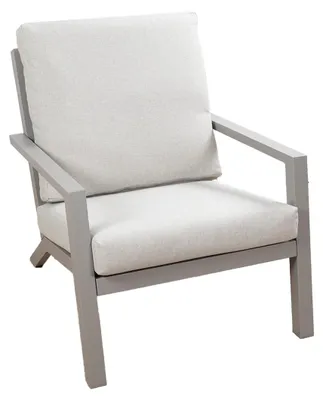 Produktbild von Loungesessel Bezano | Taupe/Champagner | Aluminium | 2er Set