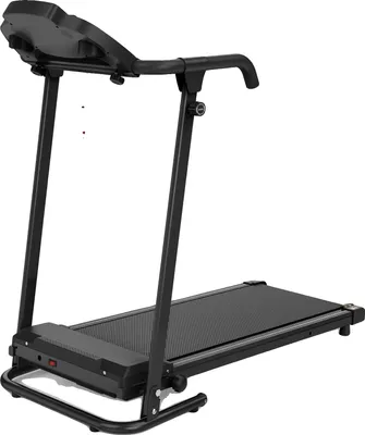Obrázek produktu pro Běžecký pás, rozsah rychlosti 1-12 km/h, maximální zatížení 120 kg, rozměry 129 × 62 × 115 cm, skládací konstrukce, kompatibilita s Bluetooth