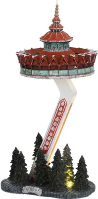 Produktbild von Luville Weihnachtsdorf Pagode - 16x12x29 cm - Polyresin - Mehrfach