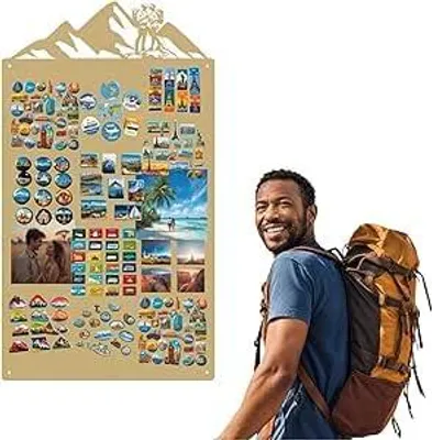 Produktbild von Anwicar Magnettafel für Erinnerungen Gold 87x49 cm