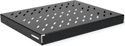 Produktbild von ROLINE 19-Zoll Fachboden 1 HE, 350 T 50 kg schwarz
