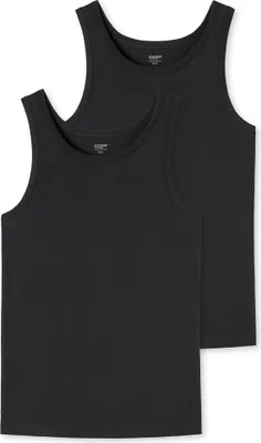 Produktbild von Schiesser Herren 2 er Pack Unterhemd Gr. M schwarz