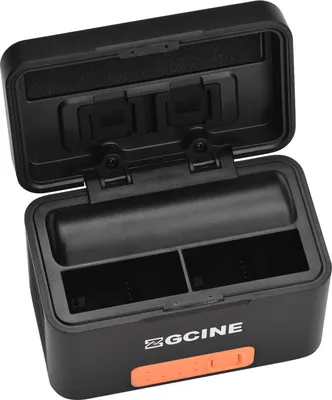 Produktbild von ZGCINE PS-G10 tragbarer Mini-Sportkamera-Akku-Schnellladekoffer 5200 mAh kabelloses Dual-Akkuladegeraet mit Typ-C-Port-Ersatz fuer GoPro Hero 10 9 8 7 6 5