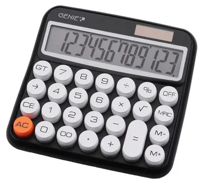 Productafbeelding van Genie 12775 GENIE Tischrechner 612BK schwarz