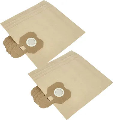 Produktbild von vhbw 10x Staubbeutel Ersatz für Hitachi 2032835 für Staubsauger - 32cm x 20cm braun