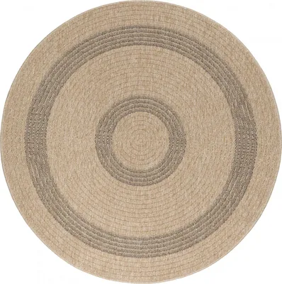 Produktbild von Outdoor Teppich COMILLA Schwarz 80 cm Rund