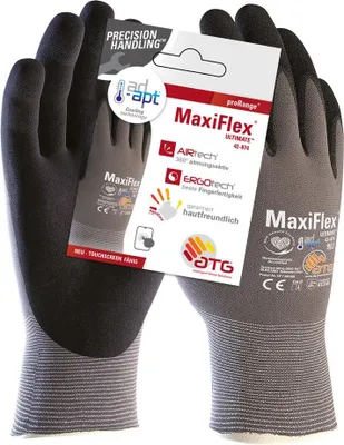 Zdjęcie produktu dla Rękawice ATG MaxiFlex® Ultimate™ AD-APT® z dzianiny nylonowej (42-874 HCT) szary/czarny-11
