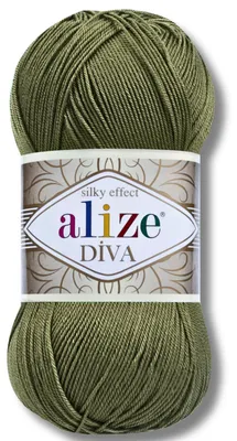 Zdjęcie produktu dla Alize 1x 100 g wełna Diva, jednolita, szydełkowanie, dzierganie (273)