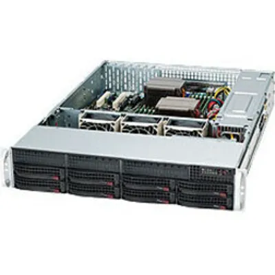 Produktbild von Supermicro SC825 TQC-R1K03LPB – Für den Einbau in einen Serverrack