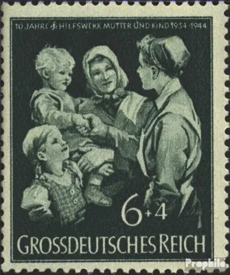 Produktbild von Briefmarken Deutsches Reich 1944 Mi 870 postfrisch 10 Jahre Hilfswerk: Mutter und Kind