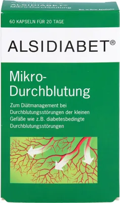 Immagine prodotto di ALSIDIABET Capsule per la microcircolazione, 60 capsule