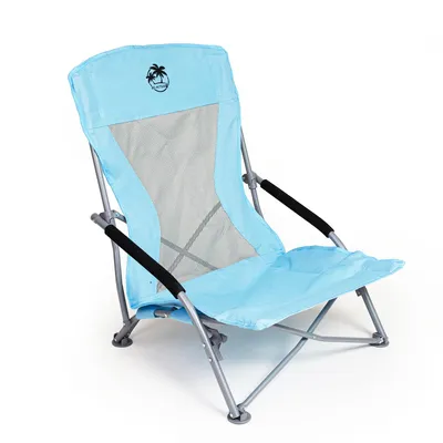 Produktbild von BE-ACTIVE.PL Camping- & Angelstuhl faltbar, 150 kg Traglast, 2,1 kg leicht, mit Tragetasche, Blau, hoher Sitzkomfort.