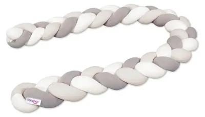 Produktbild von babybay Nestchenschlange Jersey geflochten 280 cm passend für Kinderbetten, ivory/beige/creme