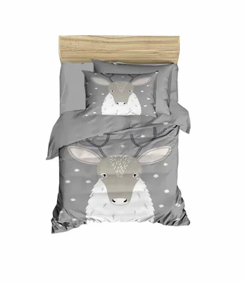 Productafbeelding van L'Essentiel Linge de Maison, PH1101, Babybeddengoedset, grijs, 100 x 150 cm