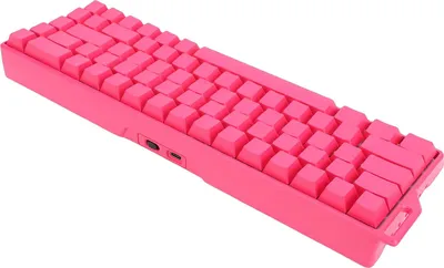 Obrázek produktu pro Mechanická herní klávesnice s kabelem Bezdrátová herní klávesnice Rapid Trigger s 60% rozložením a podsvícením RGB, 3 režimy, Hallův efekt, potištěné klávesy, červená