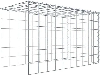 Produktbild von Anbaugabione Typ 4 100 cm x 60 cm x 50 cm (L x H x T), Maschenweite 10 cm x 10 cm, Spirale