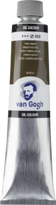 Immagine prodotto di Vernice ad olio Van Gogh, tubetto 200 ml, ambra naturale 408