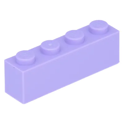 Produktbild von Lego® 10 Stück 3010 Stein Brick 1x4 Part Basic Steine 10 Lavendel