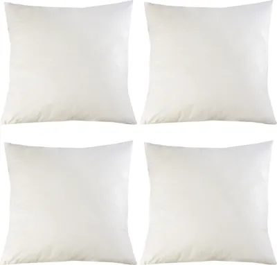 Produktbild von Kissenfüllungen - 40 x 40 cm - Naturfarben - Baumwolle-Entenfedern - 4er Set