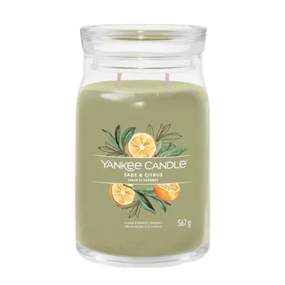 Zdjęcie produktu dla Yankee Candle - Sage & Citrus Signature Candle (sage and citrus) 567.0g