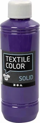 Produktbild von Creativ Company Textilfarbe lila - deckende Stofffarbe 250ml