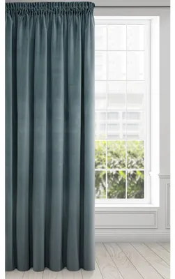 Produktbild von Eurofirany 368081, Durchscheinend, Blau, Einfarbig, Polyester, Aufhängungshaken, 330 g/m²