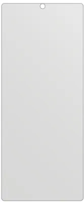 A clear, full-frame shot of a screen protector.