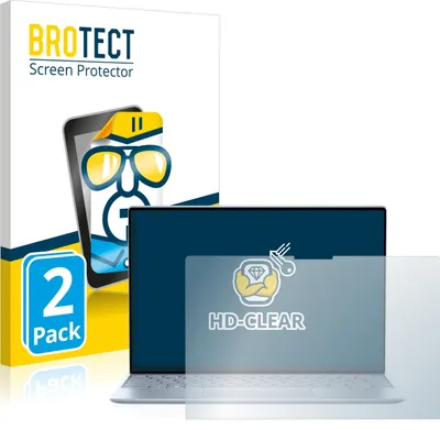 Produktbild von 2x Für Dell XPS 13 9315 Touch Schutzfolie BROTECT Displayschutz Display Schutz Folie Klar Transparent